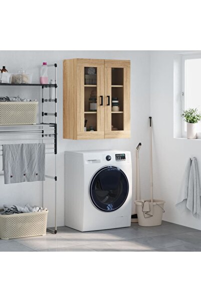 Concept Dulap TV montat pe perete, stejar sonoma, 69,5x34x90 cm