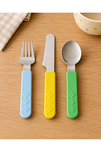 IKEA سماسكا طقم ستيل للأطفال 3 قطع