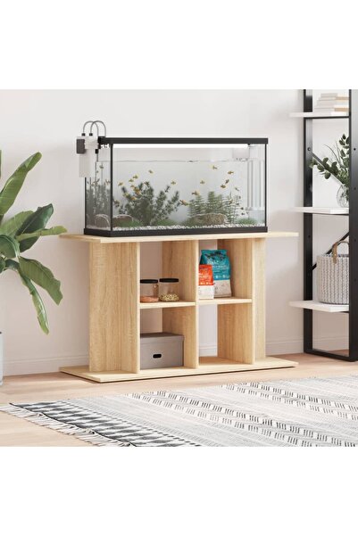 Concept Suport acvariu, stejar sonoma, 100x40x60 cm, lemn prelucrat