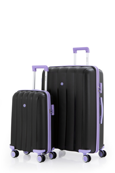 MÇS V305 PP Y.ÜRETİM VALİZ 55 CM + 75 CM KEMİK/BEBE MAVİ SET