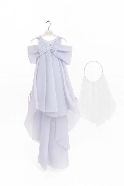 Miss Hely Girls Kids فستان سهرة للفتيات 3140 بياقة وفيونكة موديل GKMH0025