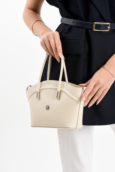 byhakan Tn-201 Mini Women's Shoulder Bag Handbag Crossbody Bag Cream