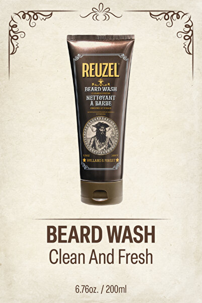 Reuzel Clean & Fresh Beard Wash Sakal Yıkama Köpüğü 200ML