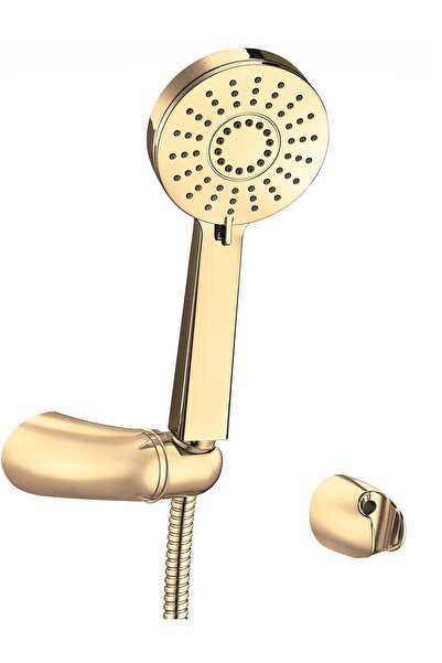 Eca Fırat Gold Mafsallı Duş Seti Banyo Üst Takımı Altın Renkli 102817319