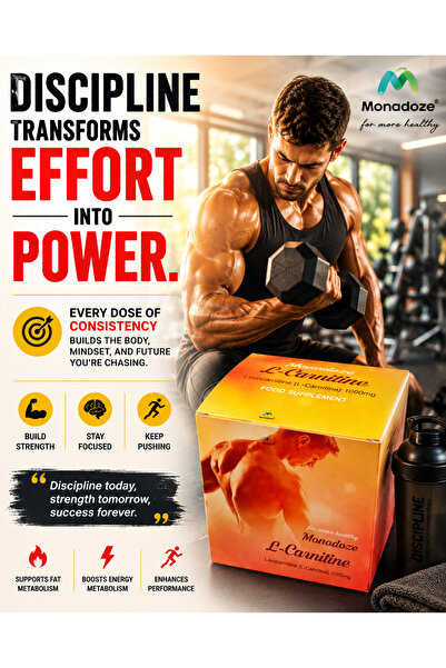 Monodoze L-carnitine 1000mg Liquid Sachets - Premium Energy & Fat Metabolism ...