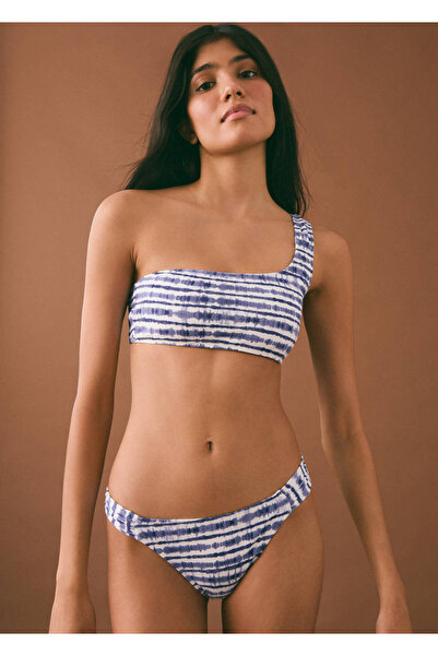 Mango Teen Asimetrik batik bikini