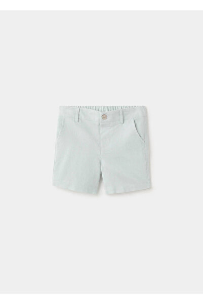 MANGO Baby Keten karışımlı bermuda şort