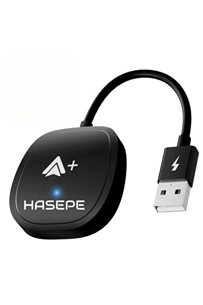 HASEPE Modulator wireless Android Auto, Smart USB Carplay, reconectare automa...
