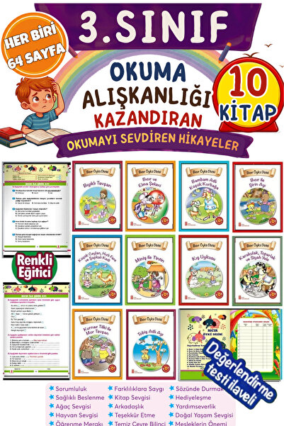 Ata Yayıncılık 3.sınıf Okumayı Sevdiren   Hikaye Seti