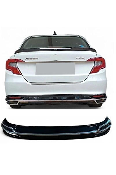autogp Fiat egea arka tampon difüzörü pianoblack 2015+