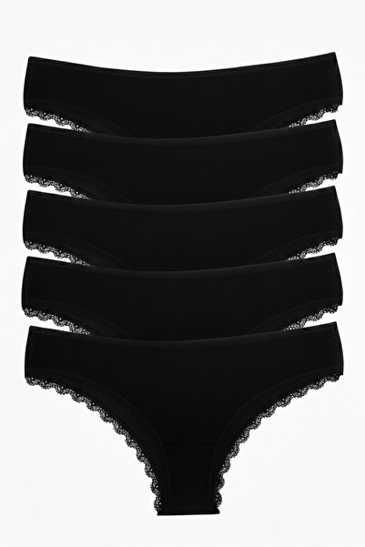 Nicoletta Dámske nohavičky 5 Pack Brazillian Black