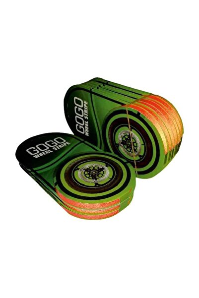 Reflektör Turuncu 7Cm X 7 M Lüks 1 Set Jant Şeridi