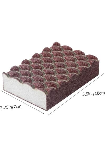 Arabest 2-Pack Heavy Duty Scrub Sponge, Multi-Functional Cleaning Pad for Kit...