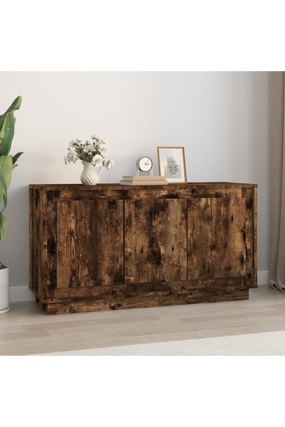 Concept Servantă, stejar afumat, 102x35x55 cm, lemn prelucrat