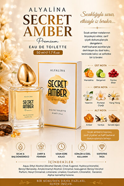 alyalina Secret Amber Premium 50 ml Parfüm