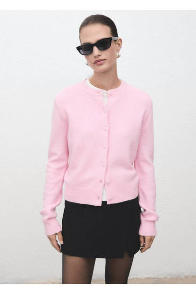 MANGO Woman Cardigan cu nasturi din tricot