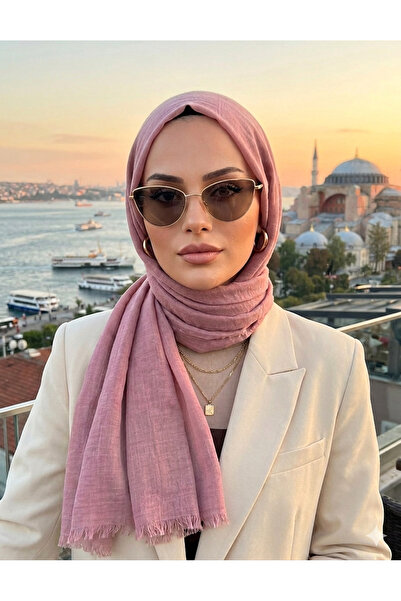 Nazellaa Aya Series Plain Aya Thin Cotton Pink