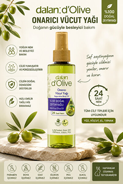 Dalan D'olive Onarıcı Vücut Yağı 200 Ml.