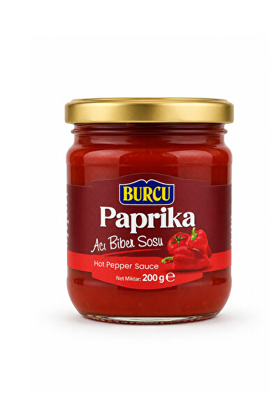 BURCU Paprika Acı Biber Sosu 200 Gr