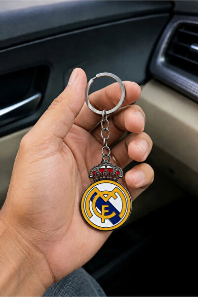 Sal ميدالية مفتاح ريال مدريد المعدنية بتصميم رياضي