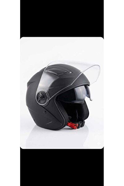 Oso Polar Mat Siyah Açık Kask