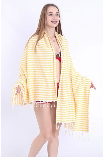 bohemian buldan قطن عضوي أصفر 90x190 بيشتيمال، شاطئ، حمام