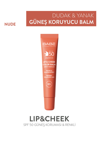 Babe Laboratorios Lip&Cheek Balm Nude 20ml - Lip and Cheek Balm