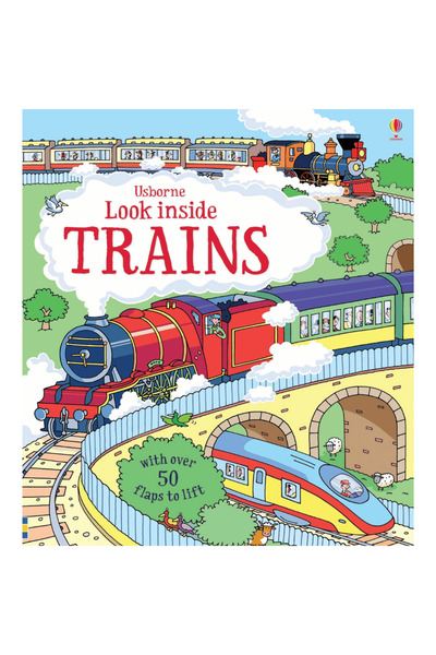 Usborne Children's book - Look Inside: Trains