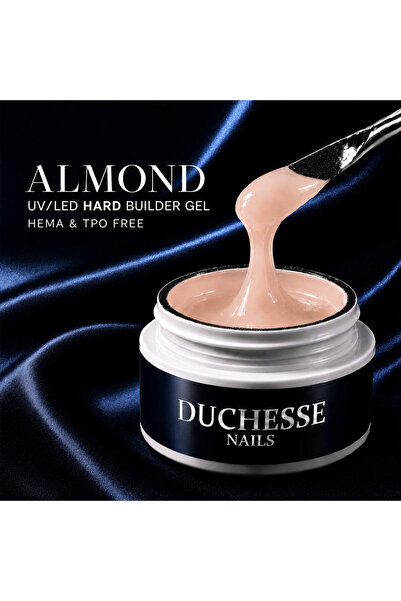 Duchesse Nails Gel de construcție dur UV/LED pentru unghii, autonivelant, FĂR...