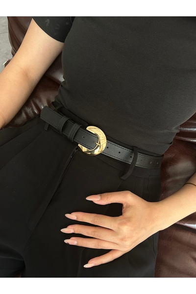 LİA KEMER Lose Mirror Buckle Model