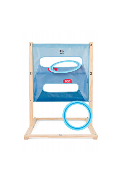 BS Toys Aruncarea discului si Scara, joc 2-in-1 pentru copii,