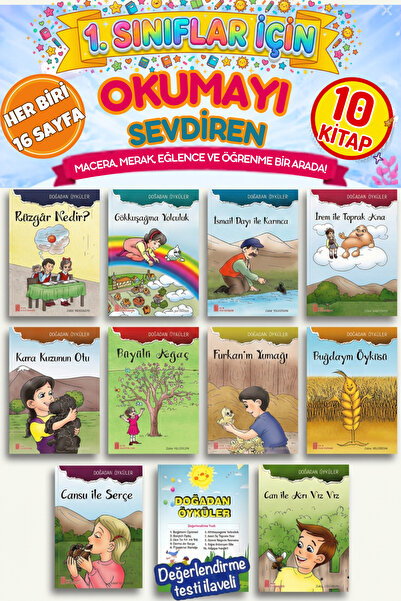 Ata Yayıncılık 1.sınıf Öğrencilerinin Zevkle Okuyacağı Hikaye Seti Kitabı Oku...