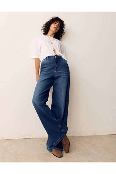 Marks & Spencer Yüksek Bel Wide Leg Pantolon