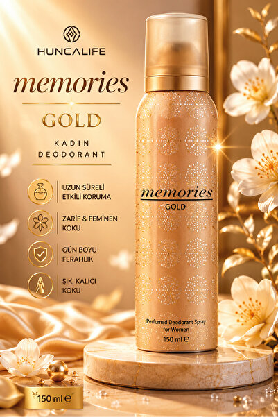 Huncalife Kadın Memories Gold Deodorant 150 ml