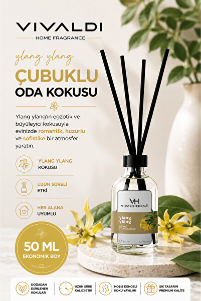 Vivaldi Home Ylang Ylang Çubuklu Oda Kokusu 50 ml