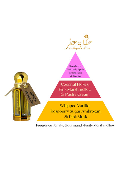 Hekayat Attar GENZEE MARSHMALLOW 12 ML CONCENTRATED OIL PERFUME