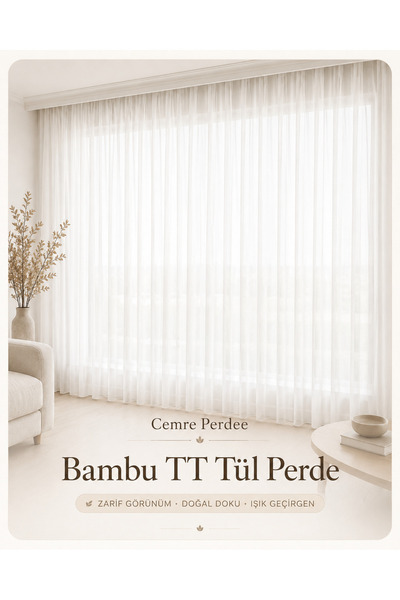 Carline Bambu TT Tül Perde