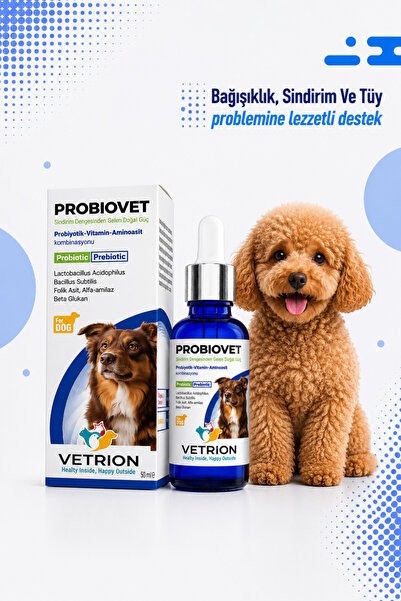 Vetrion Pharma Köpek probiyotik 50 ml | Tüy Sağlığı | Sindirim ve Bağırsak De...