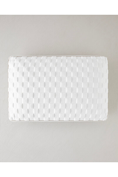 English Home Prime Klimalı Visco Yastık 40x60x15 cm Beyaz-Gold