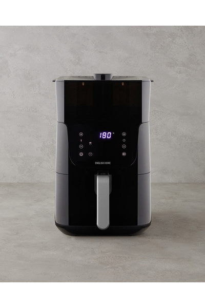 English Home AIF 2030 XL Sıcak Tutma Hazneli Air Fryer 1500W Siyah-Krom