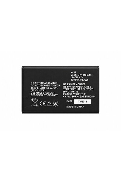 GIGASET SL910 Uyumlu Batarya V30145-K1310-X447 3.7V 1000mAh
