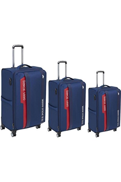 U.S. Polo Assn. U.S. Polo Assn. PLVLZ24032 Kumaş Valiz 3Lü Set Lacivert