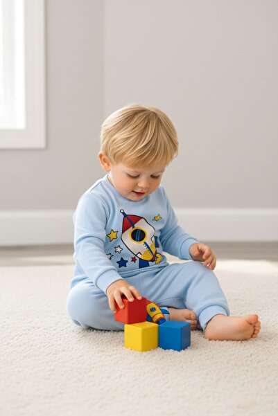 aden kids de tranziție Set de pijamale pentru copii din țesătură de bumbac cu...