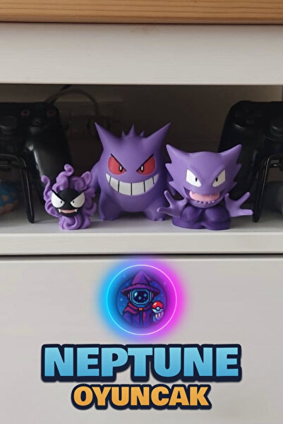 Neptune #0092 Gastly, Haunter, Gengar Pokemon Gelişim Seti