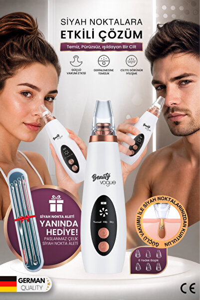 Beauty Vogue Vakumlu Siyah Nokta-akne--clean Yüz-cilt Temizleme Bakım Cihazı-...