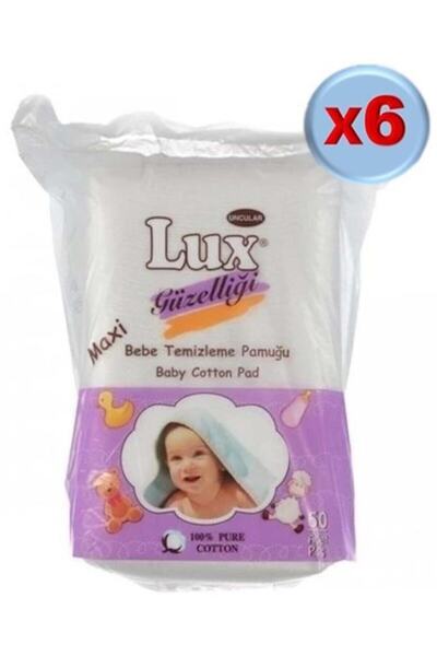 LUX قطن تنظيف ماكسي للأطفال 60 قطعة 6 قطع
