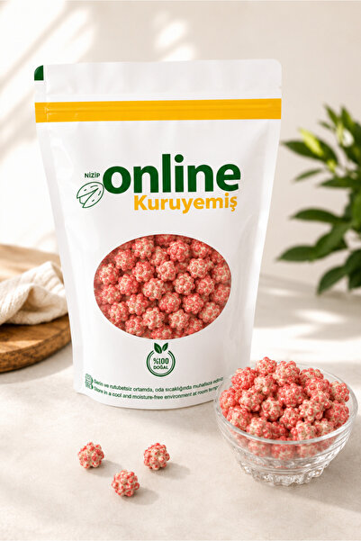 Nizip Online Kuruyemiş Kaymaklı Leblebi Çilekli - 500 gr