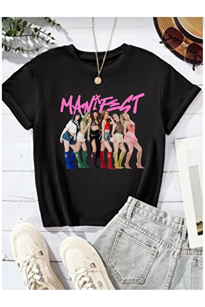 NOFLEN Manifest Design Printed T-Shirt