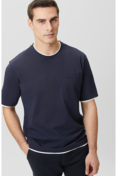 Network Lacivert Cepli Pike T-shirt
