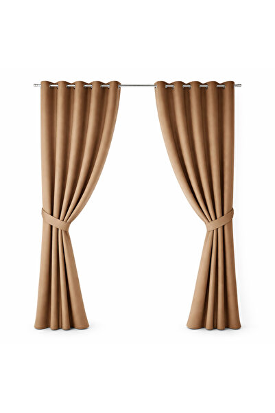 Atmosphera Draperie blackout CNL, 140 x 260 cm, Poliester, Culoare Scortisoara